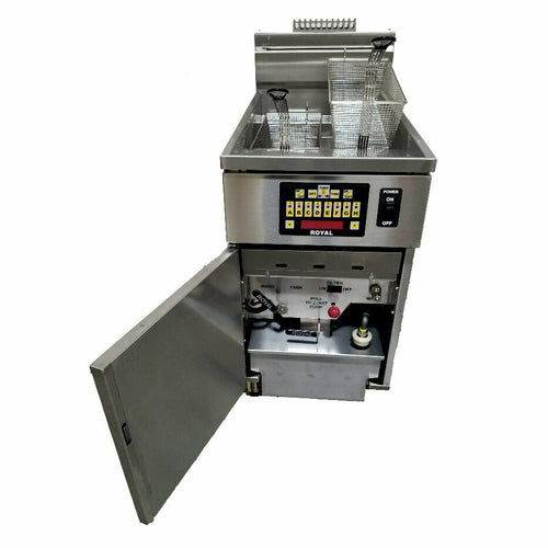 Royal Range RHEF-60-5-CM 97 1/2" Gas Fryer Battery