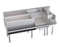 Krowne KR24-W66D-10 66" Underbar Ice Bin / Cocktail Station