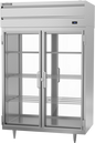 Beverage-Air PRD2HC-1BG 52 1/8" 2 Section Glass Door Pass-Thru Refrigerator