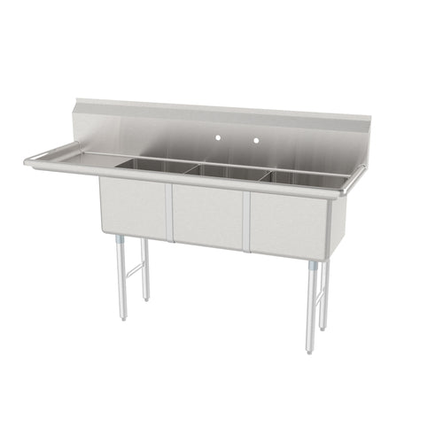 GSW SE15153L 63 3/8" Compartment Sink