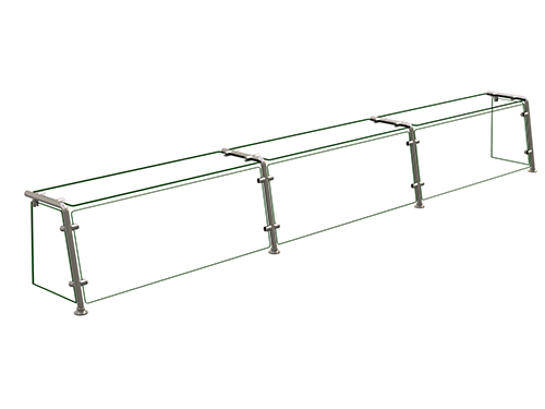 Hatco EP21-12012 120" Sneeze Guard