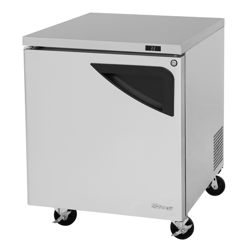 Turbo Air TUR-28SD-N(-L) 27 1/2" Solid Door Undercounter Refrigerator