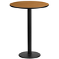 Flash Furniture XU-RD-24-NATTB-TR18B-GG Dining Table