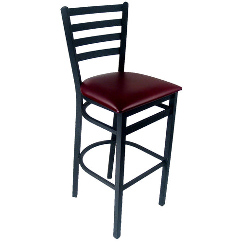 BFM Seating 2160B-SB GR4 17 1/2" Barstool