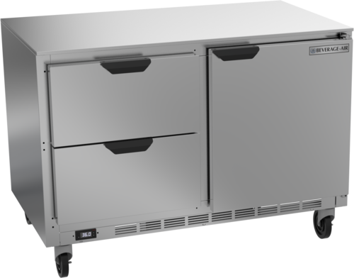 Beverage-Air UCRD48AHC-2 48" Solid Door Undercounter Refrigerator