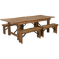 Flash Furniture XA-FARM-2-GG Dining Table