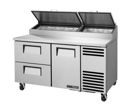 True TPP-AT-60D-2-HC~HGTP 60 1/4" 1 Door Pizza Prep Table