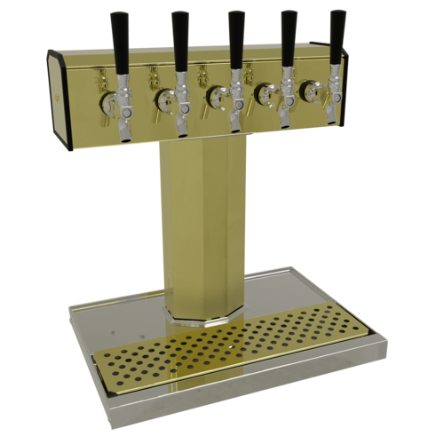 Glastender BT-5-PB 17" Draft Beer Tower