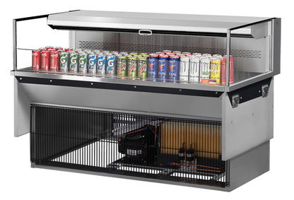 Turbo Air TOM-60L-UF-S-1SI-N 59 3/8" Refrigerated Display Case