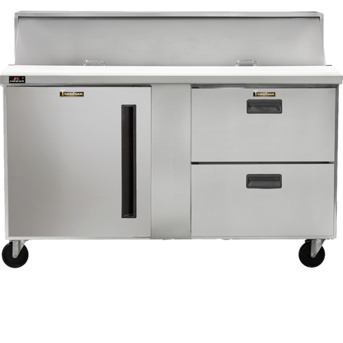 Traulsen CLPT-6024-DW-LD 60 1/2" 24 Pan Mega Top Sandwich / Salad Prep Table