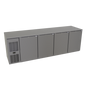 Glastender C1FL92-UC 92" Solid Door Undercounter Refrigerator