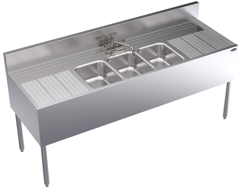 Krowne KR24-63C 72" Underbar Sink