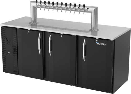 Victory VDD78HC-B-12T 78" Draft Beer Cooler