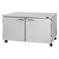Turbo Air PUF-60-N 60 1/4" Solid Door Undercounter Freezer