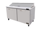 Axis KST-60-2 60 3/8" 2 Doors 16 Pan Sandwich / Salad Prep Table