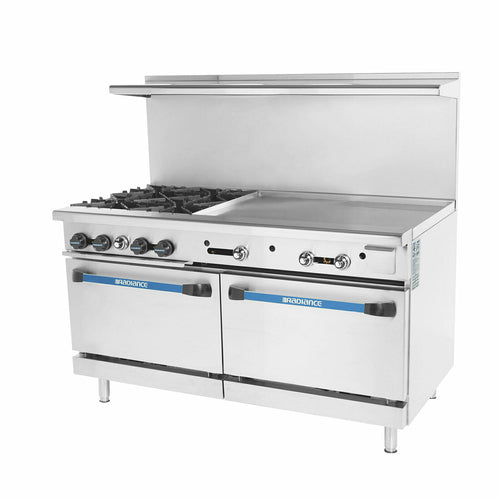 Turbo Air TARG-4B36G 60" 4 Burner Gas Restaurant Range