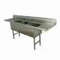 Advance Tabco FC-3-1818-24RL 102" Compartment Sink