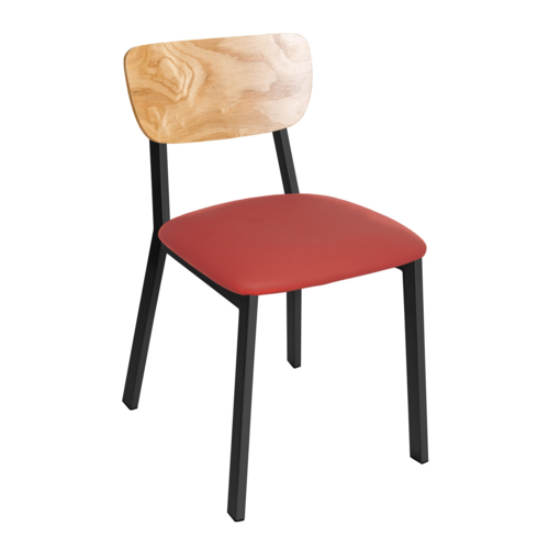 BFM Seating JS10CG2-NTSB 18" Dining Chair