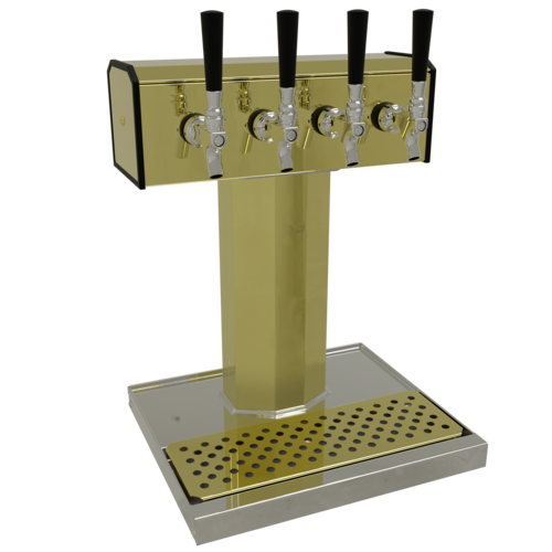 Glastender BT-4-PB 14" Draft Beer Tower