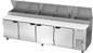 Beverage-Air DP119HC 119" 4 Doors Pizza Prep Table