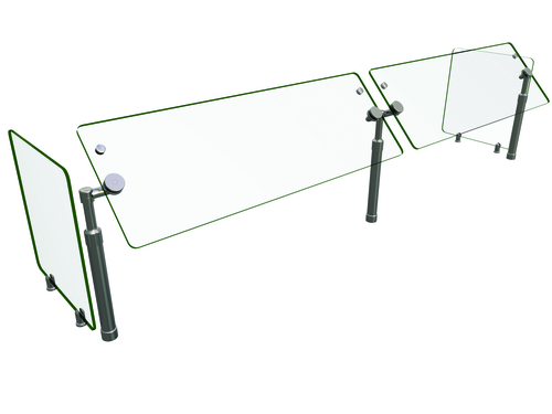 Hatco B950SWIVEL-84 84" Sneeze Guard