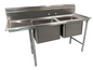 Advance Tabco 9-82-40-18L 65 7/8" Compartment Sink