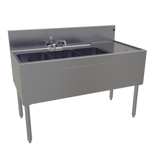 Glastender TSB-48L-S 48" Underbar Sink
