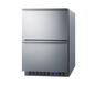 Summit SCFF532D 23 5/8" Solid Door Undercounter Freezer