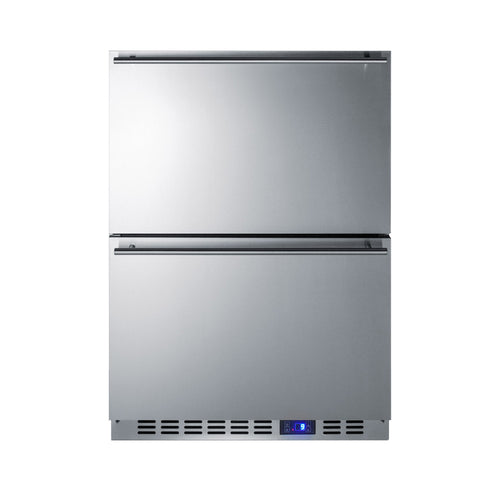 Summit SPFF51OS2D 23 5/8" Solid Door Undercounter Freezer