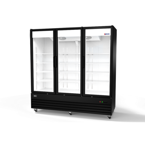 Omcan 50125 78 3/4" 3 Section Refrigerated Merchandiser