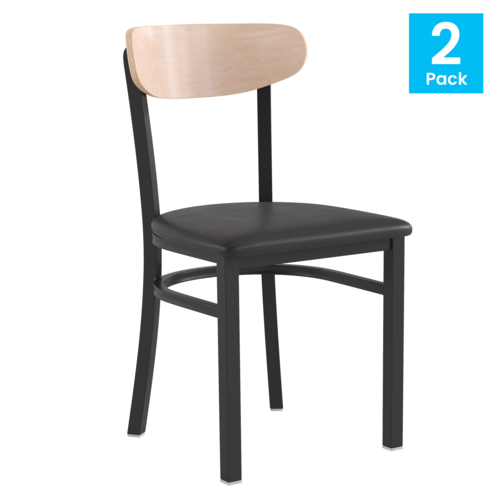 Flash Furniture 2-XU-DG6V5BV-NAT-GG 17" Dining Chair