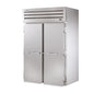 True STR2RRI89-2S-HC 68" 2 Section Solid Door Roll-In Refrigerator