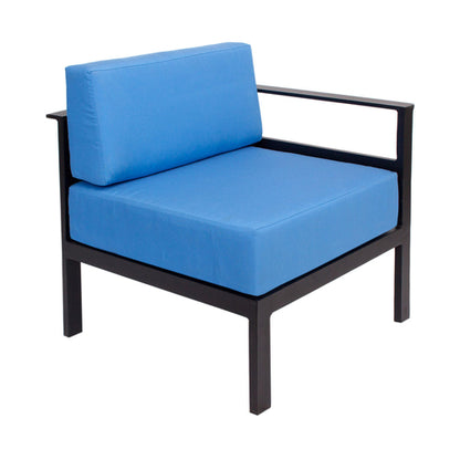 BFM Seating PH6101BL-L 25 1/2" Patio Lounge Seating