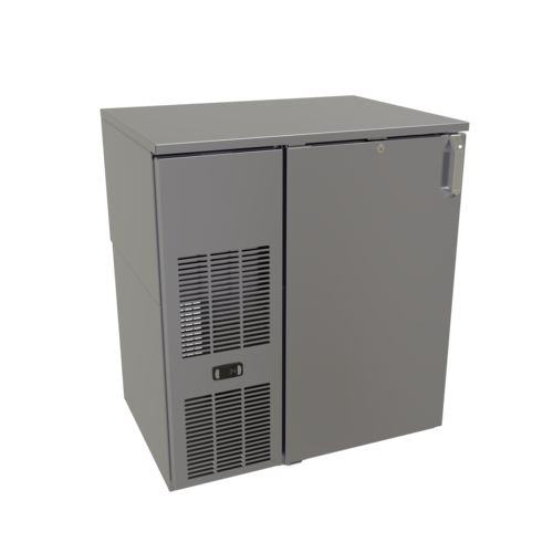 Glastender C1FB32 32" Solid Door Back Bar Cooler