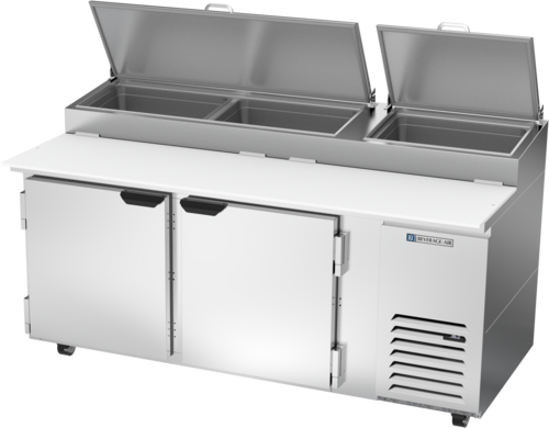 Beverage-Air DP72HC 72" 2 Doors Pizza Prep Table