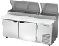 Beverage-Air DP72HC 72" 2 Doors Pizza Prep Table