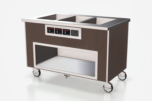Low Temp Industries SPC-TW-D/DW-SS/LP-20-05-74-120V/208V 74 3/8" Electric Serving Counter