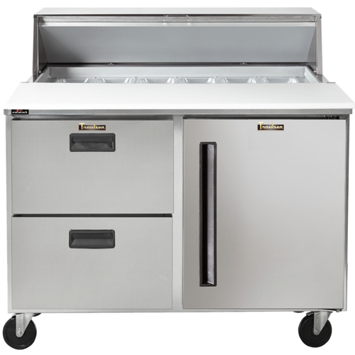 Traulsen CLPT-4818-DW-DR 48 1/2" 18 Pan Mega Top Sandwich / Salad Prep Table