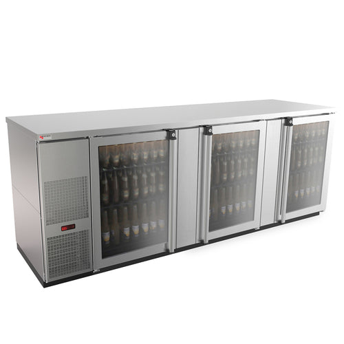 Micro Matic MBB94GS-E 95 1/2" Glass Door Back Bar Cooler