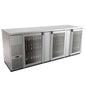 Micro Matic MBB94GS-E 95 1/2" Glass Door Back Bar Cooler