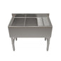 NBR UW-3-101410-48R 48" Underbar Sink