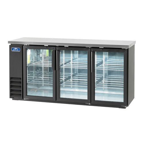 Arctic Air ABB72G 73 1/8" Glass Door Back Bar Cooler