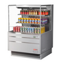 Turbo Air TOM-36L-UF-S-3S-N 34 3/4" Open Air Merchandiser