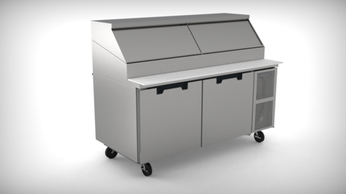 Randell RP68CRR-M30 68" Mega Top Sandwich / Salad Prep Table