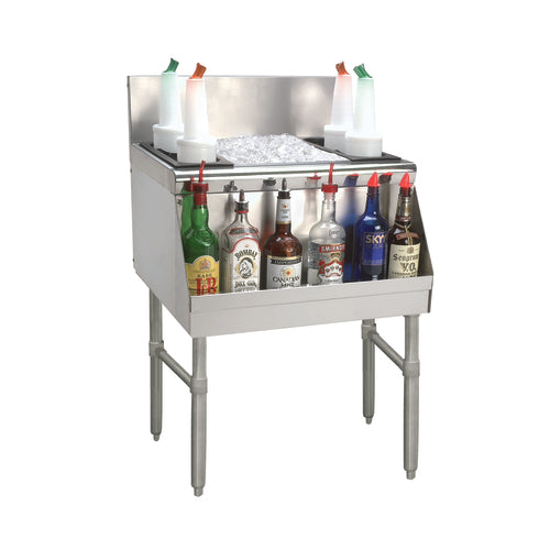 Advance Tabco PRI-24-12 12" Underbar Ice Bin / Cocktail Station