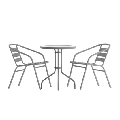 Flash Furniture TLH-071RD-017CSV2-GG 23 3/4" Patio Dining Set