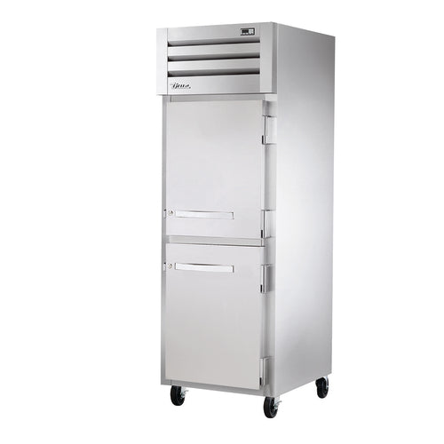 True STR1R-2HS-HC 27 1/2" 1 Section Solid Door Reach-In Refrigerator