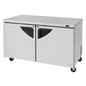 Turbo Air TUF-60SD-N 60 1/4" Solid Door Undercounter Freezer