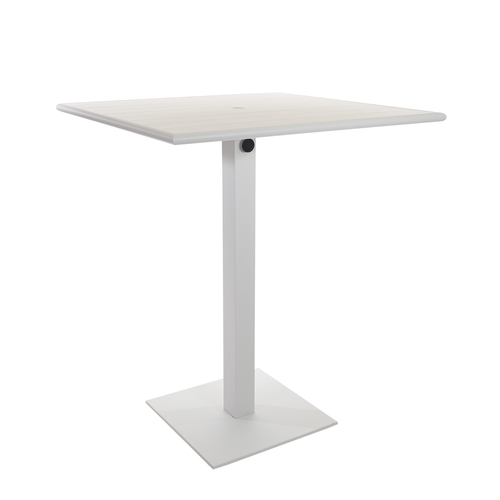 BFM Seating PHB2432WH-18SQWHT 32" Patio Table