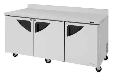 Turbo Air TWR-72SD-N 72 5/8" 3 Doors Worktop Refrigerator